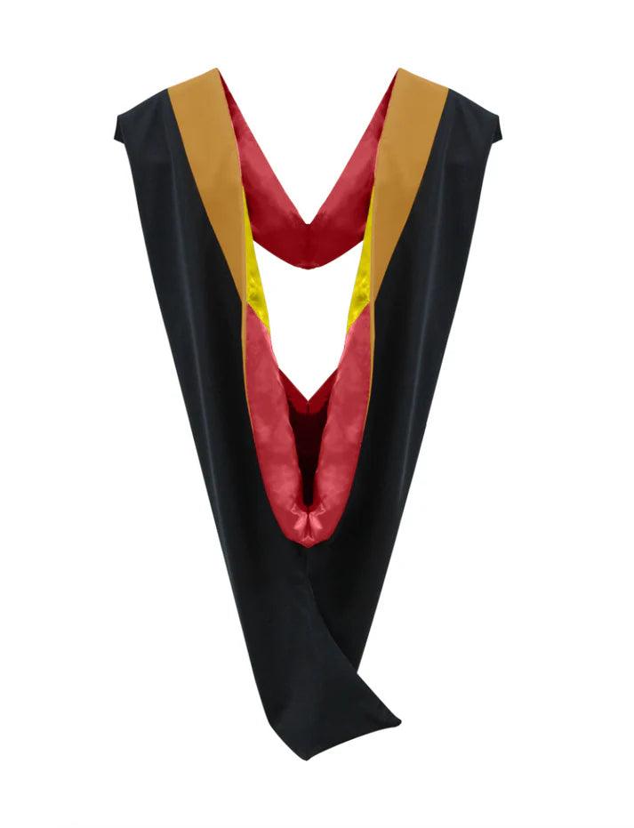 26 Deluxe Bachelors/Masters Graduation Hood – Velvet & Satin Finish - Graduation Seller