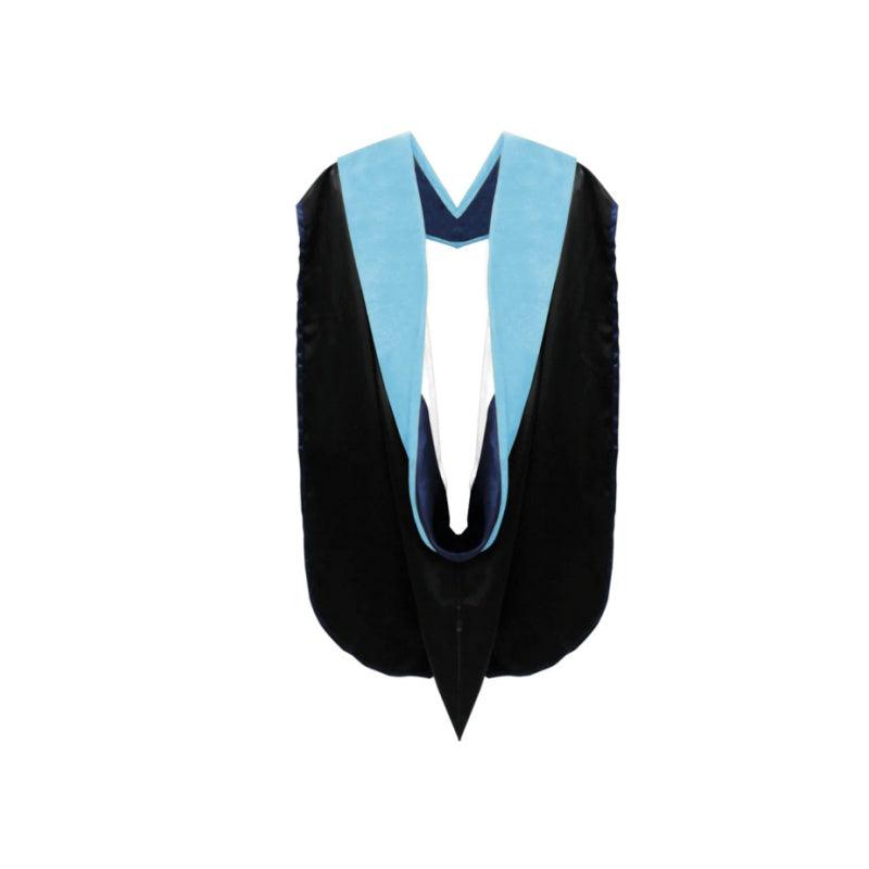 Doctor of Education Hood - Navy Blue & White - Graduation Seller