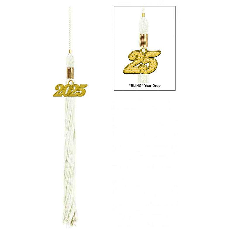 17-Color Graduation Tassel Collection with Year Charm - High Quality - Graduation Seller
