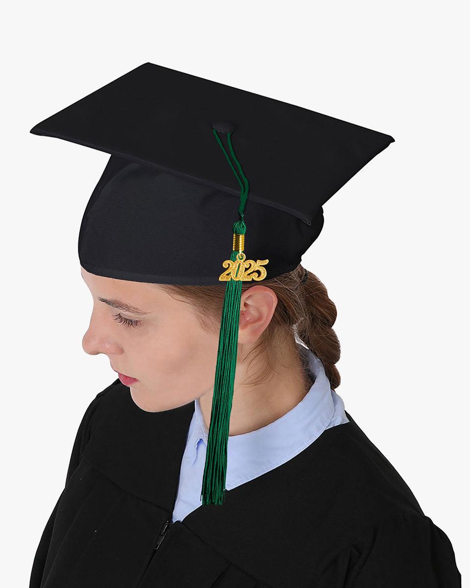 High School Matte Adult Graduation Cap with Tassel - 12 Colors Available - Graduation Seller