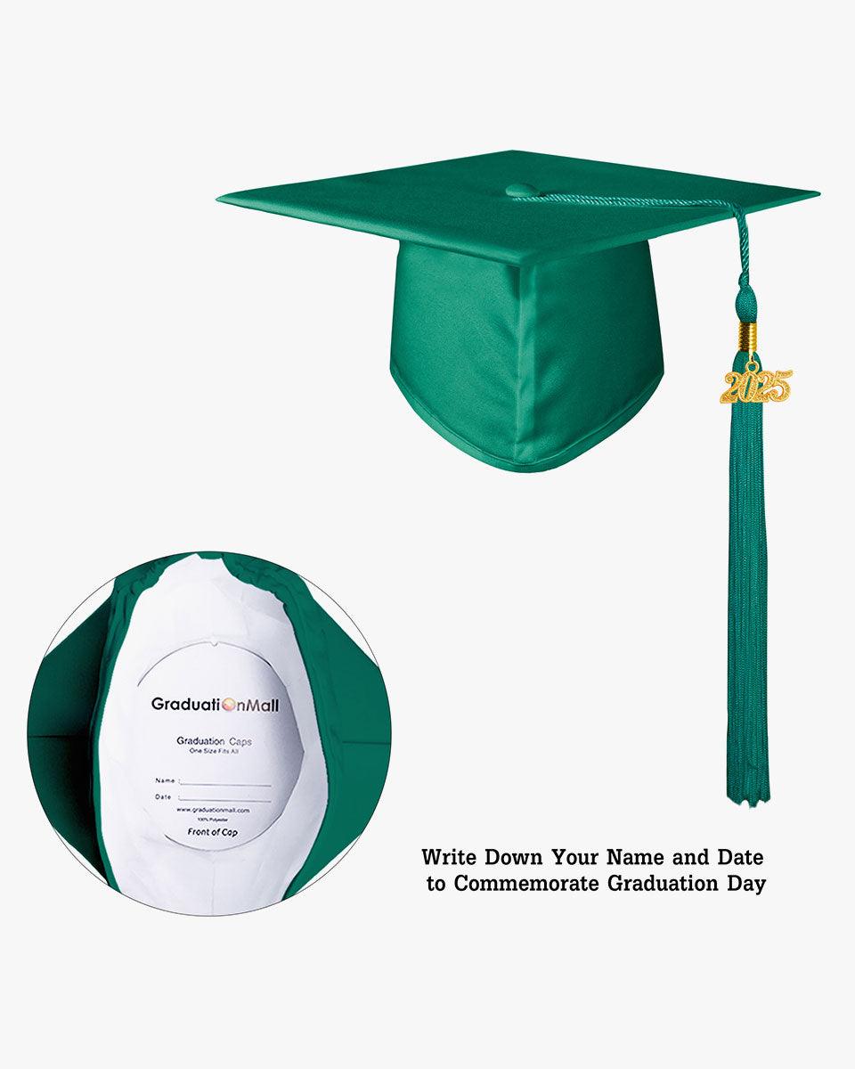 High School Matte Adult Graduation Cap with Tassel - 12 Colors Available - Graduation Seller