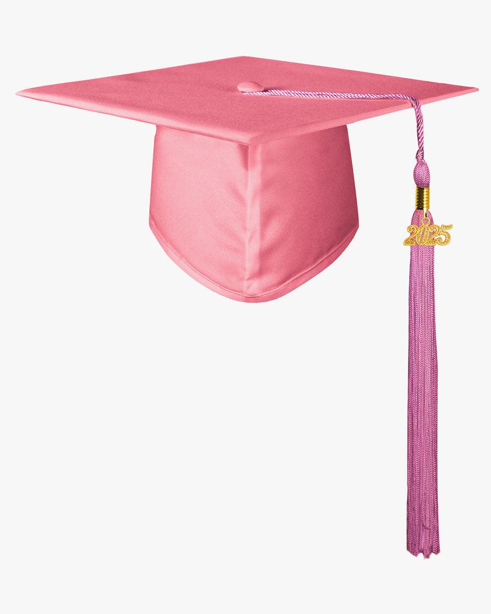 High School Matte Adult Graduation Cap with Tassel - 12 Colors Available - Graduation Seller