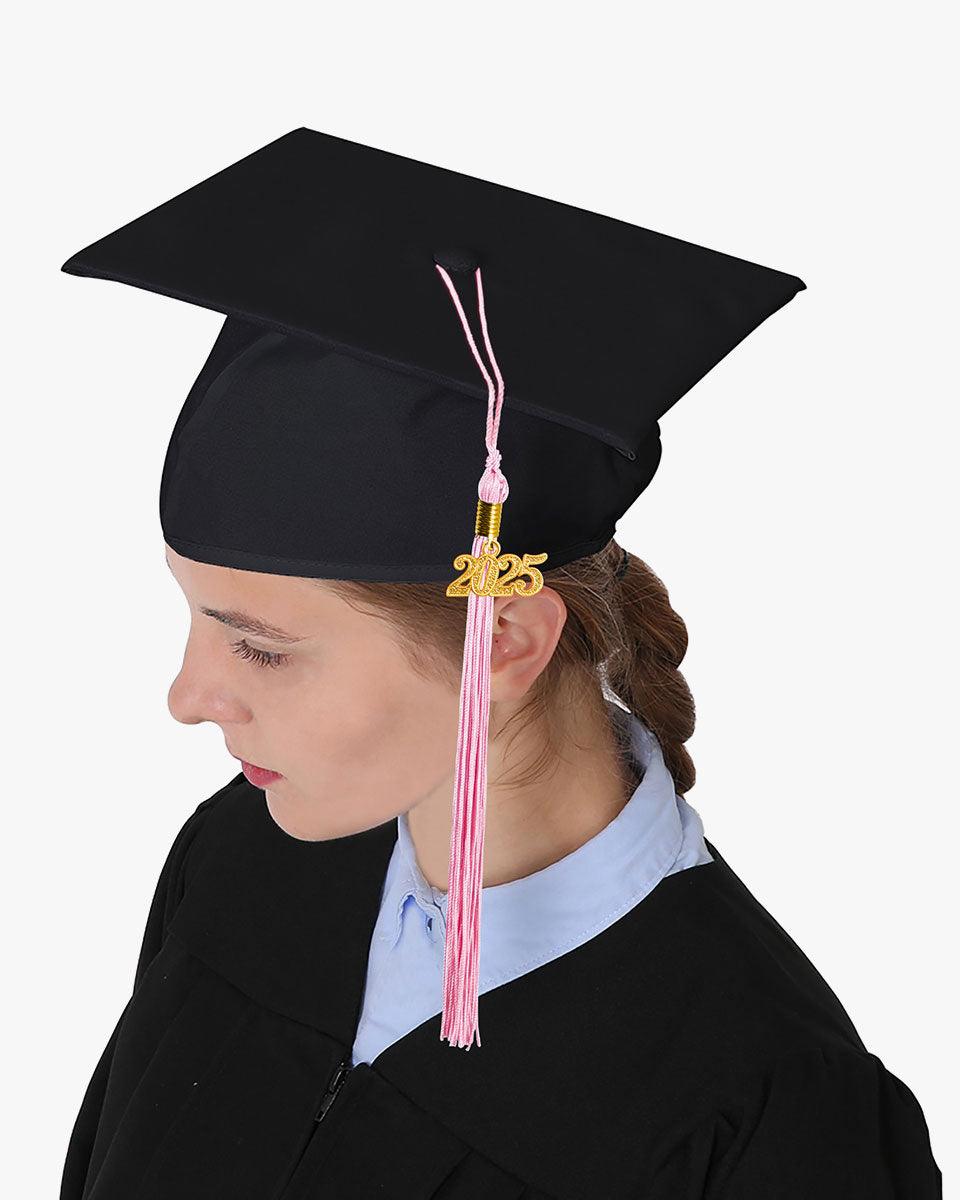 High School Matte Adult Graduation Cap with Tassel - 12 Colors Available - Graduation Seller