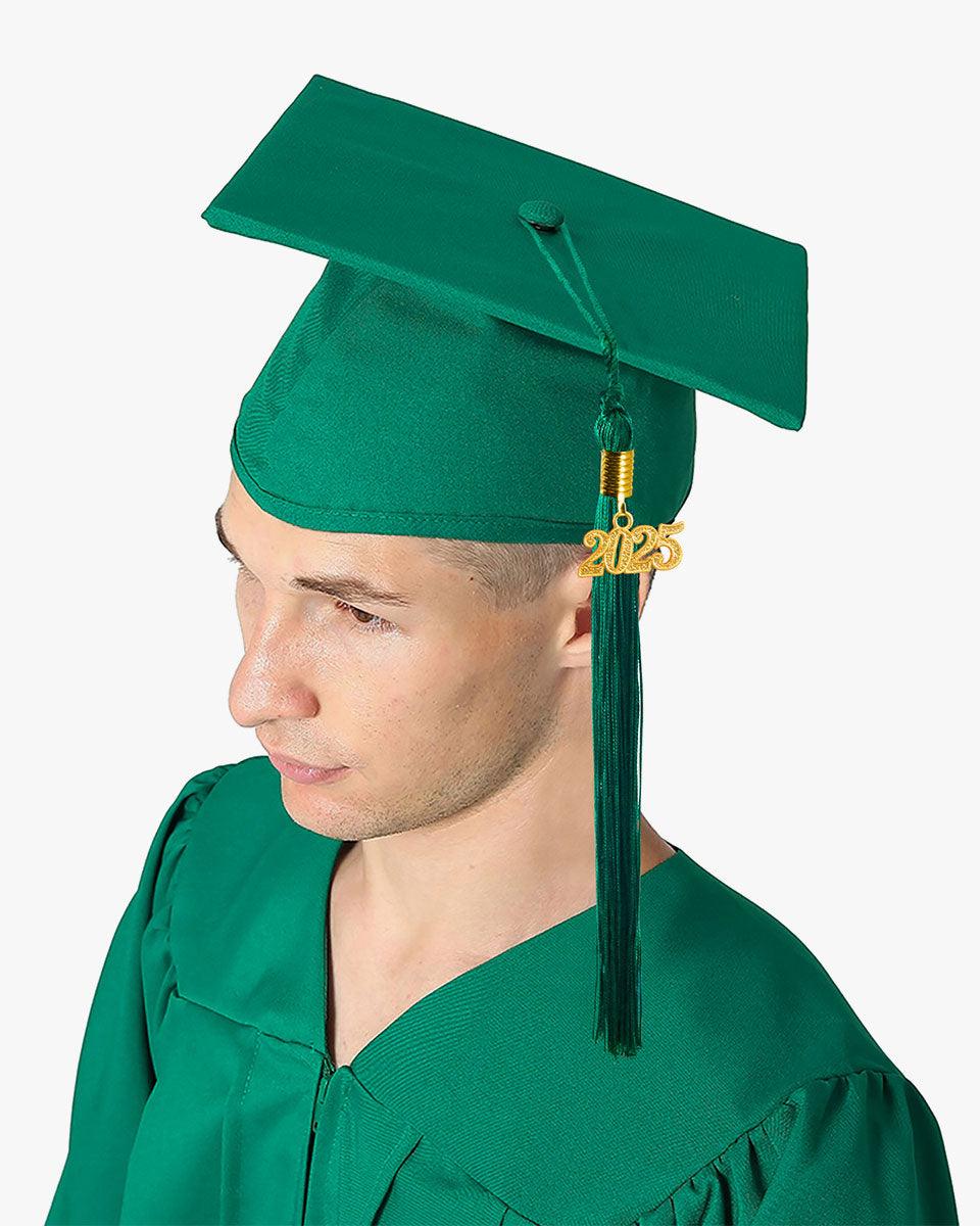High School Premium Matte Graduation Cap, Gown, Tassel & Imprinted Diploma Cover Package - Graduation Seller