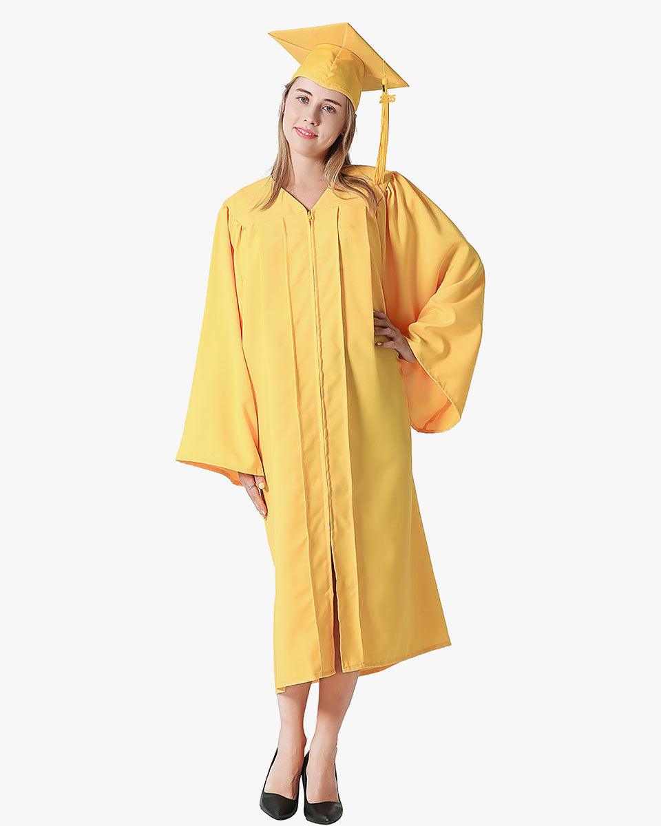 High School Premium Matte Graduation Cap, Gown, Tassel & Stole Package - Graduation Seller