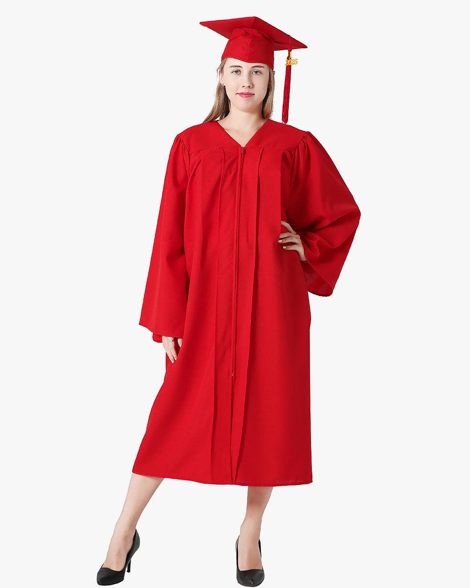 High School Premium Matte Graduation Cap, Gown, Tassel & Stole Package - Graduation Seller