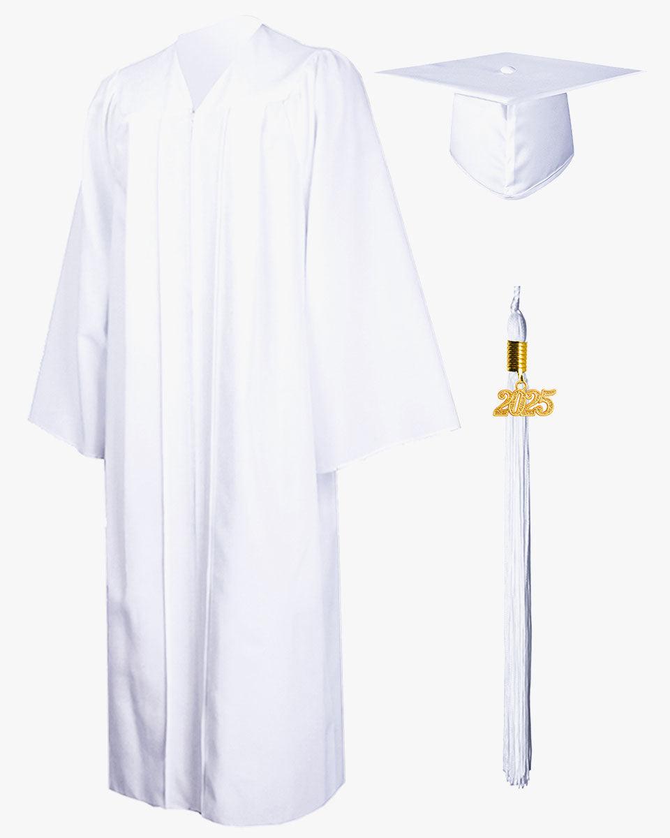 High School Premium Matte Graduation Cap, Gown, Tassel & Stole Package - Graduation Seller