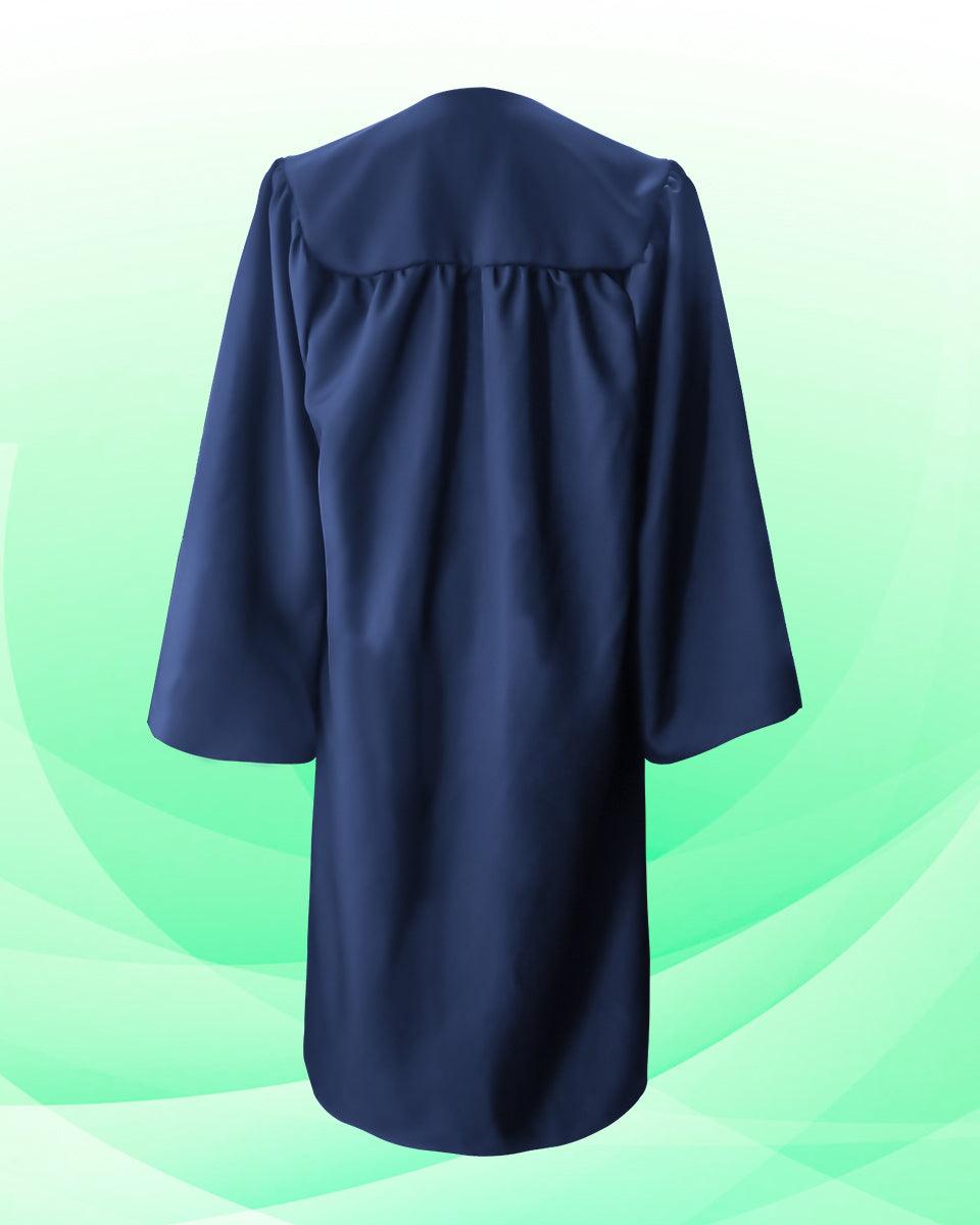 100% Recycled Material High School Graduation Cap and Gown with Pockets - 3 Colors Available - Graduation Seller