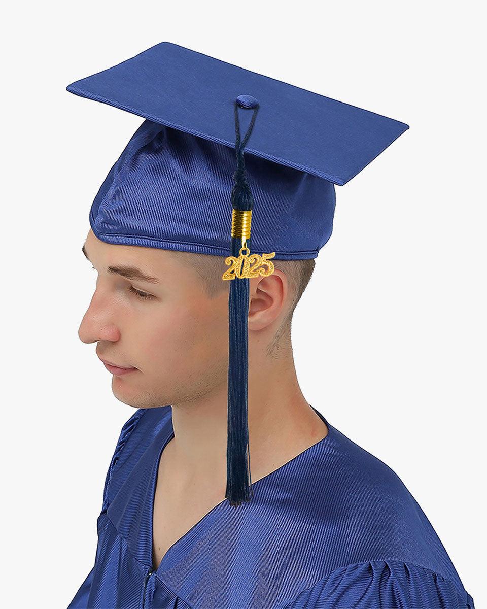 High School Economy Shiny Graduation Cap,Gown & Tassel Package - 13 Colors Available - Graduation Seller