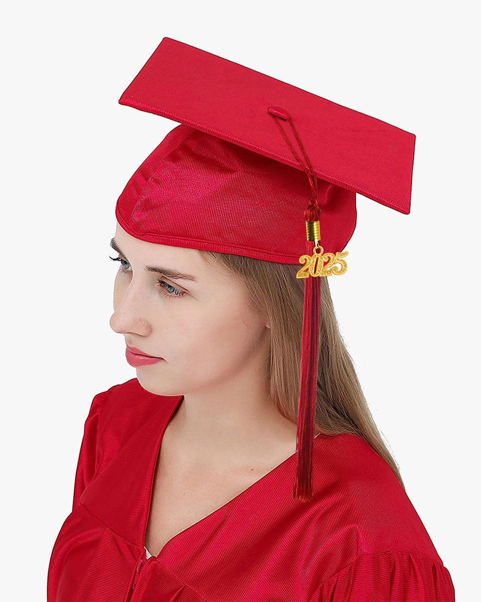 High School Economy Shiny Graduation Cap,Gown & Tassel Package - 13 Colors Available - Graduation Seller
