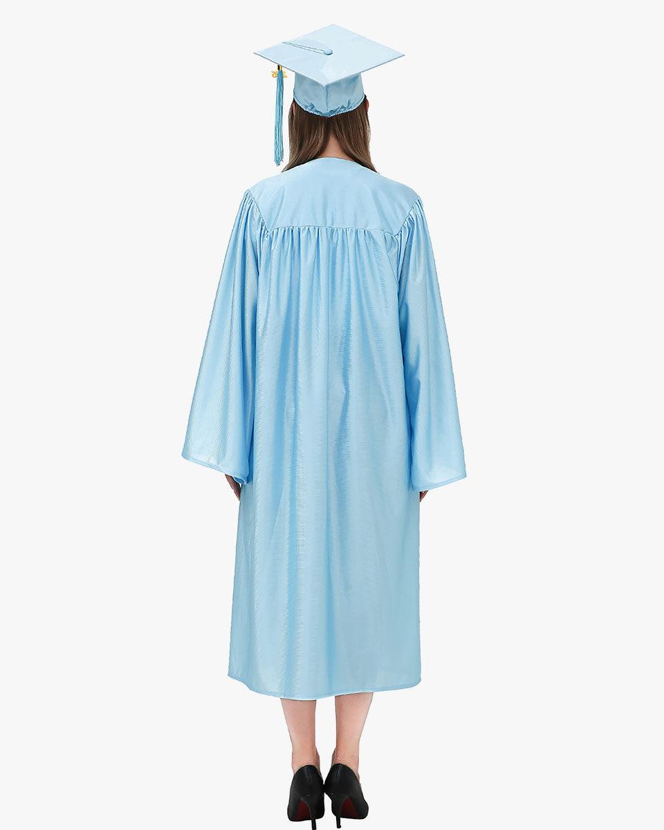 High School Economy Shiny Graduation Cap,Gown & Tassel Package - 13 Colors Available - Graduation Seller