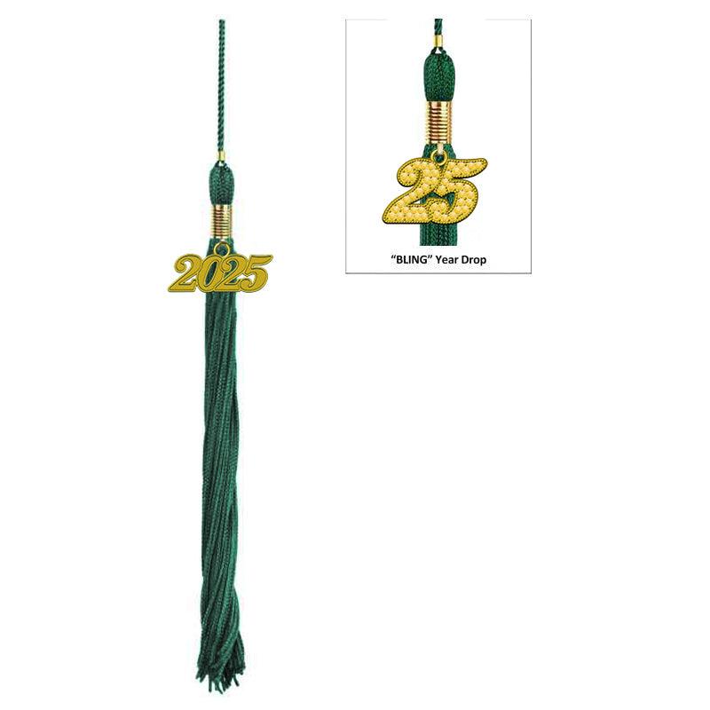 Matte Hunter Elementary Cap & Tassel - Graduation Seller