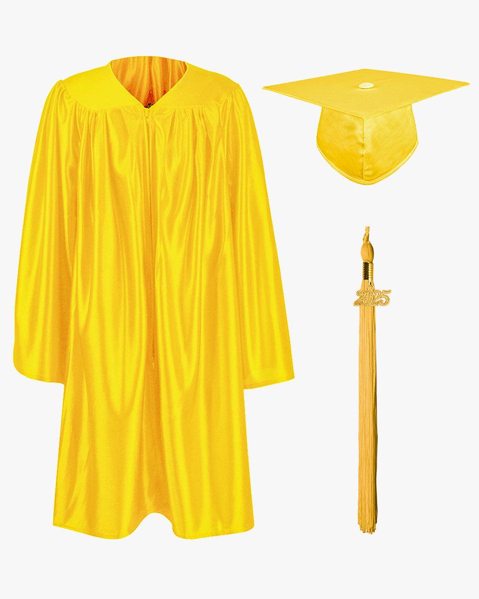 Shiny Kindergarten Graduation Cap, Gown, Stole, Diploma & Key Chain Package - Graduation Seller