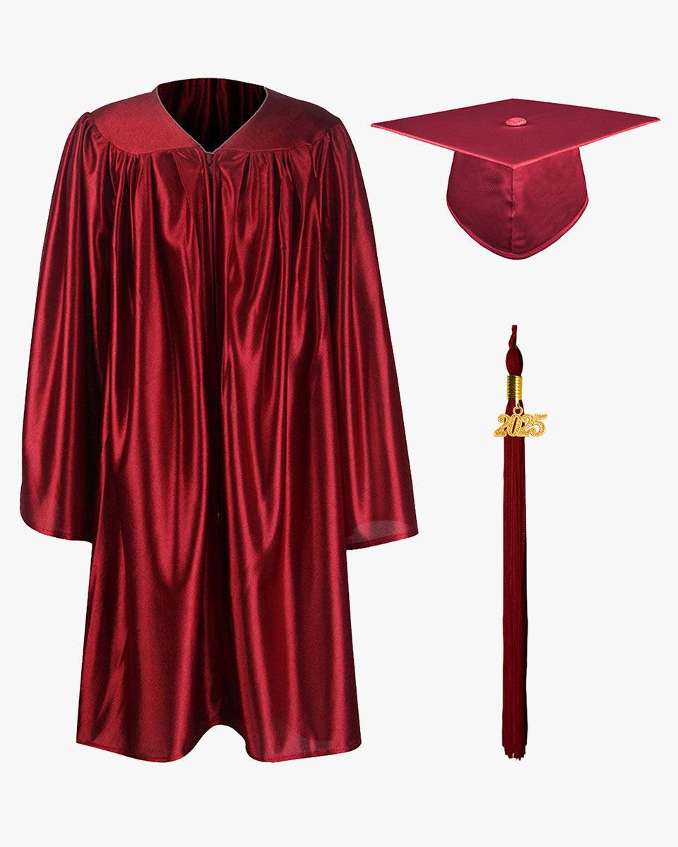 Shiny Kindergarten Graduation Cap, Gown, Stole, Diploma & Key Chain Package - Graduation Seller