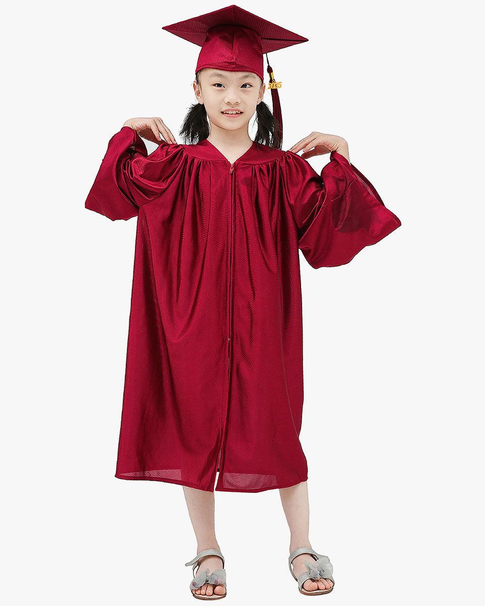 Shiny Kindergarten Graduation Cap, Gown, Stole, Diploma & Key Chain Package - Graduation Seller