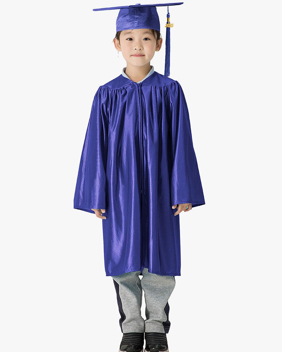 Shiny Kindergarten Graduation Cap, Gown, Stole, Diploma & Key Chain Package - Graduation Seller