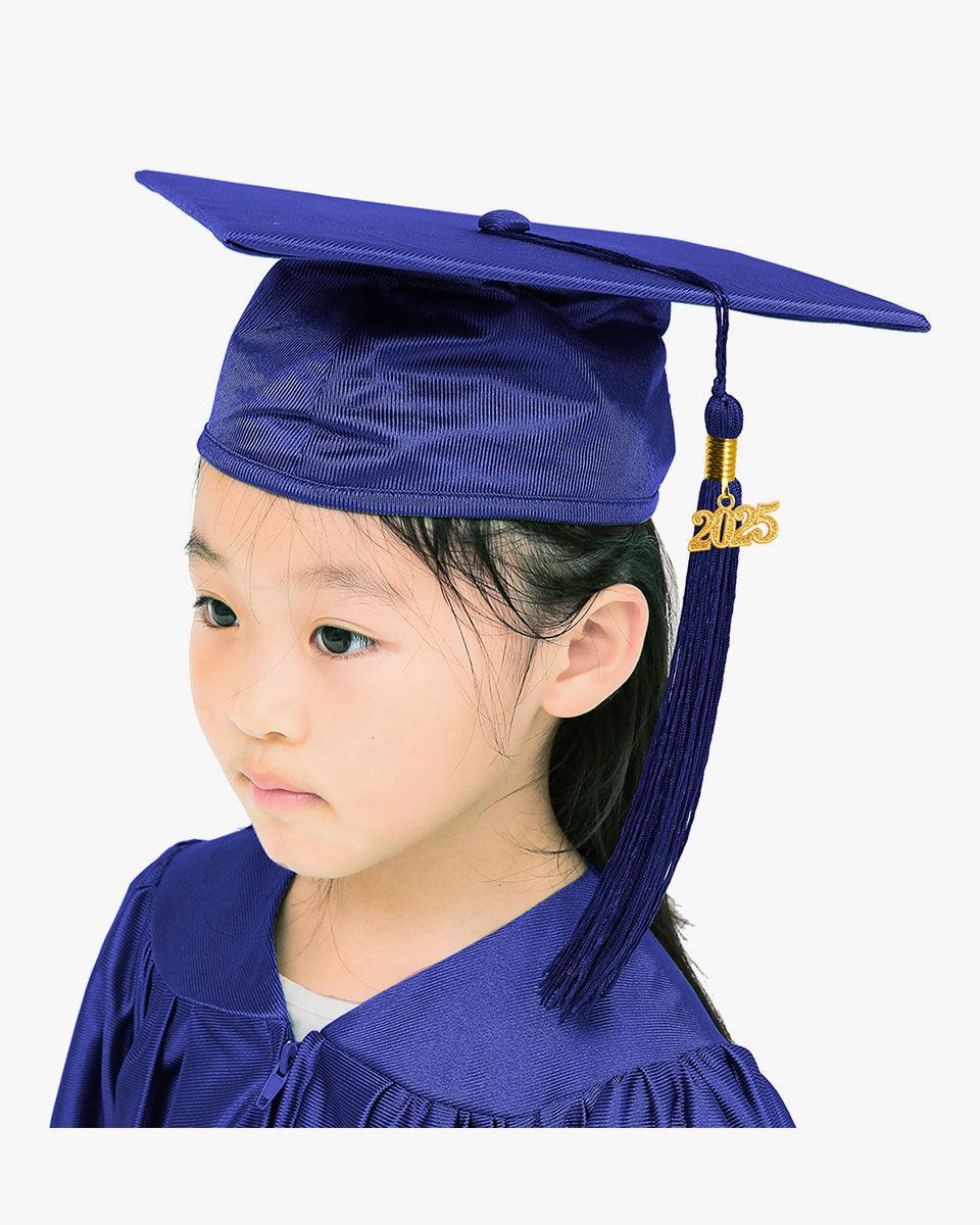 Shiny Kindergarten Graduation Cap, Gown, Stole, Diploma & Key Chain Package - Graduation Seller