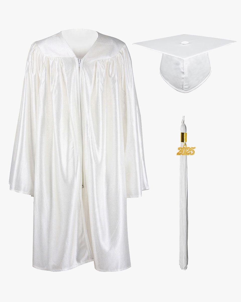 Shiny Kindergarten Graduation Cap, Gown, Stole, Diploma & Key Chain Package - Graduation Seller