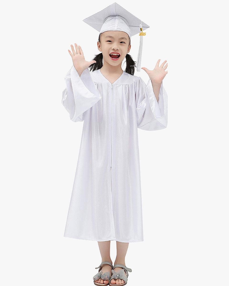 Shiny Kindergarten Graduation Cap, Gown, Stole, Diploma & Key Chain Package - Graduation Seller