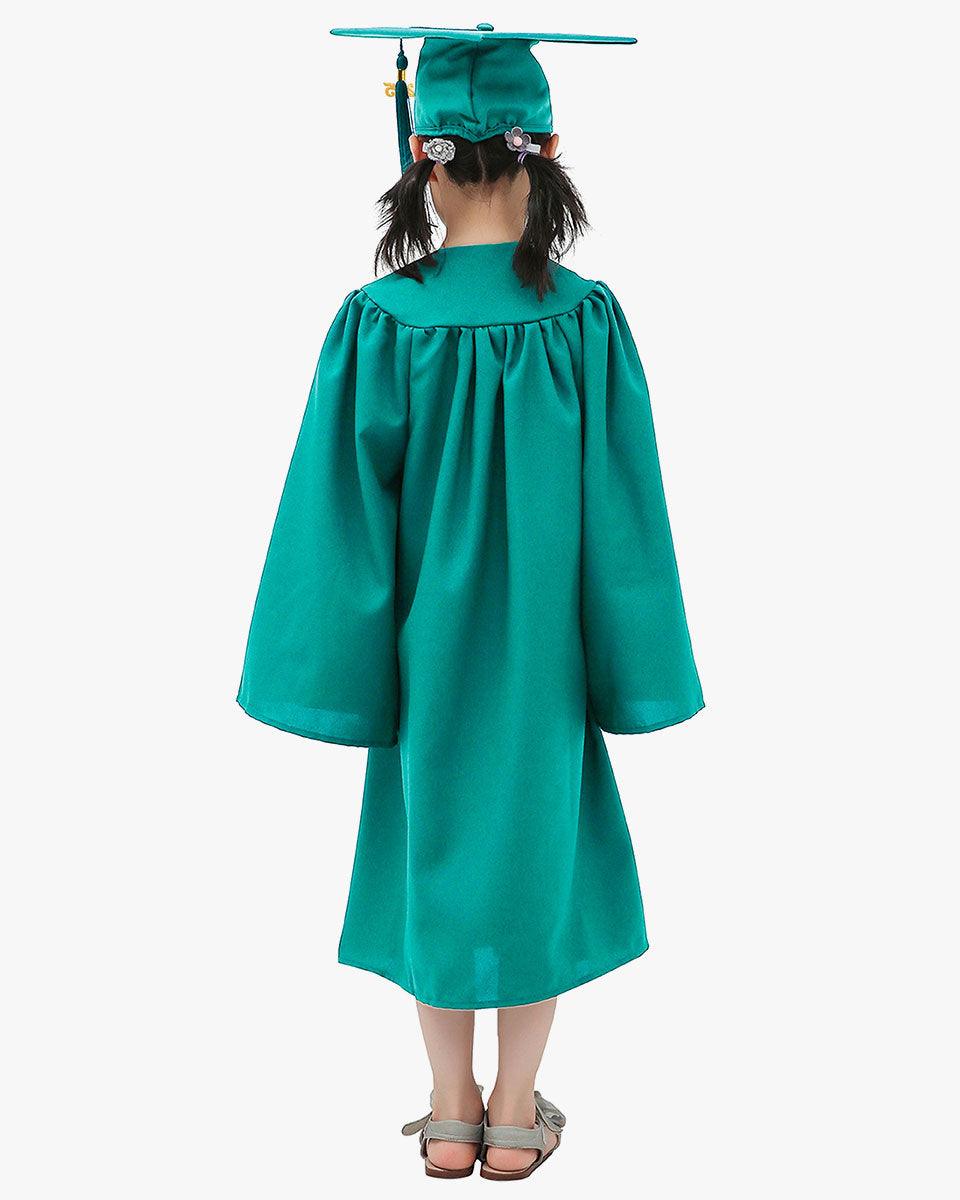 Matte Kindergarten Cap, Gown & Tassel Package – 12 Colors Available - Graduation Seller
