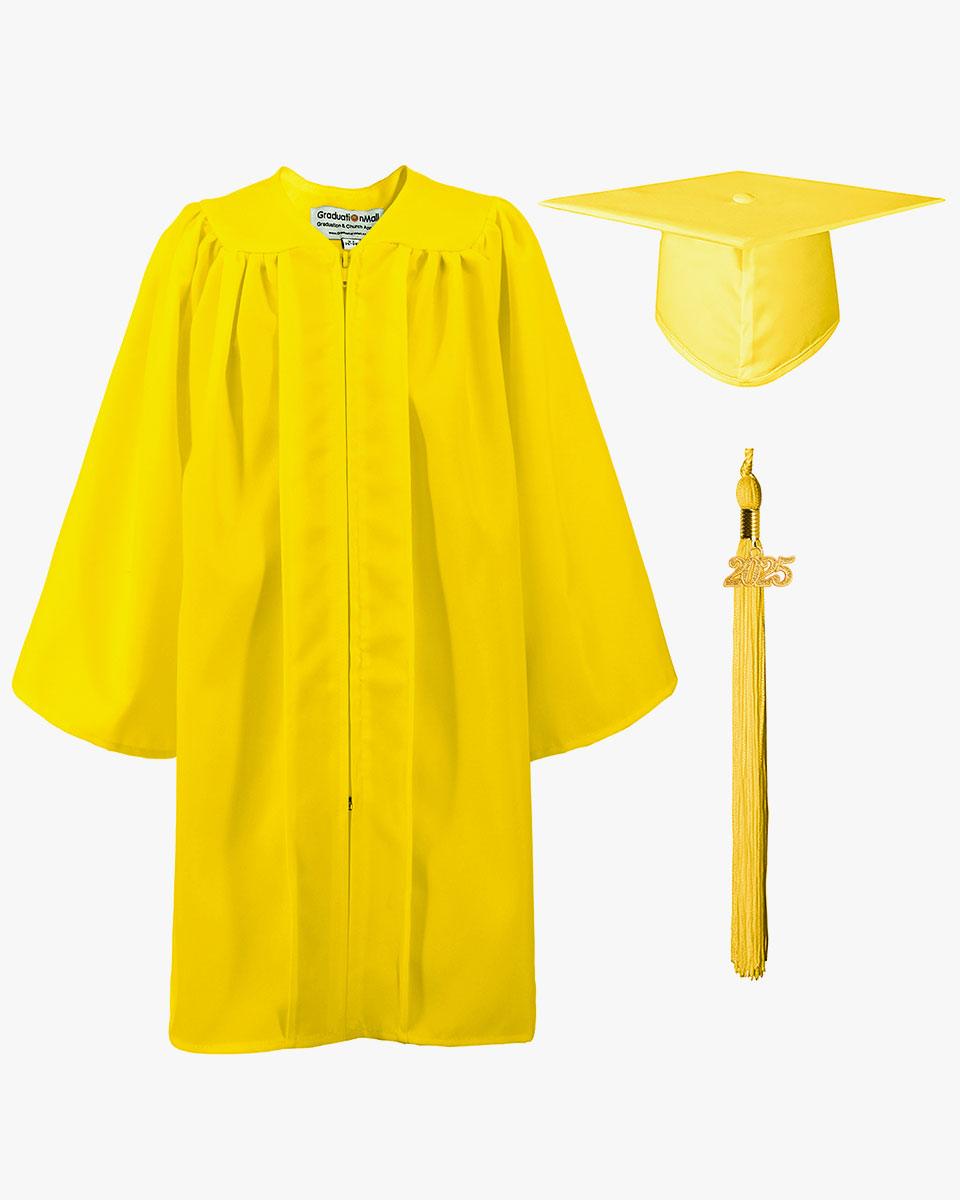 Matte Kindergarten Graduation Cap, Gown, Stole & Diploma Package - Graduation Seller