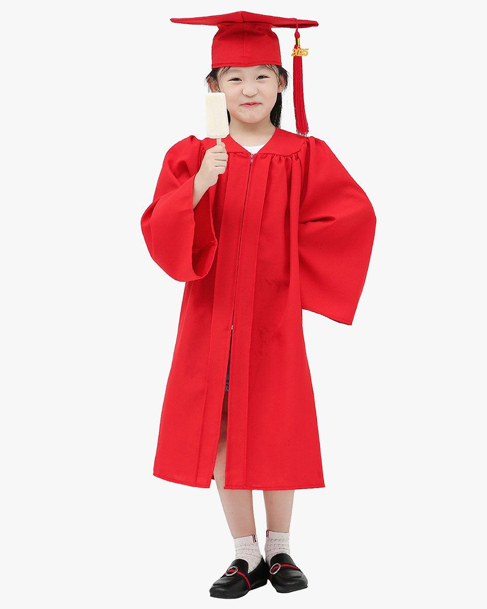 Matte Kindergarten Graduation Cap, Gown, Stole & Diploma Package - Graduation Seller