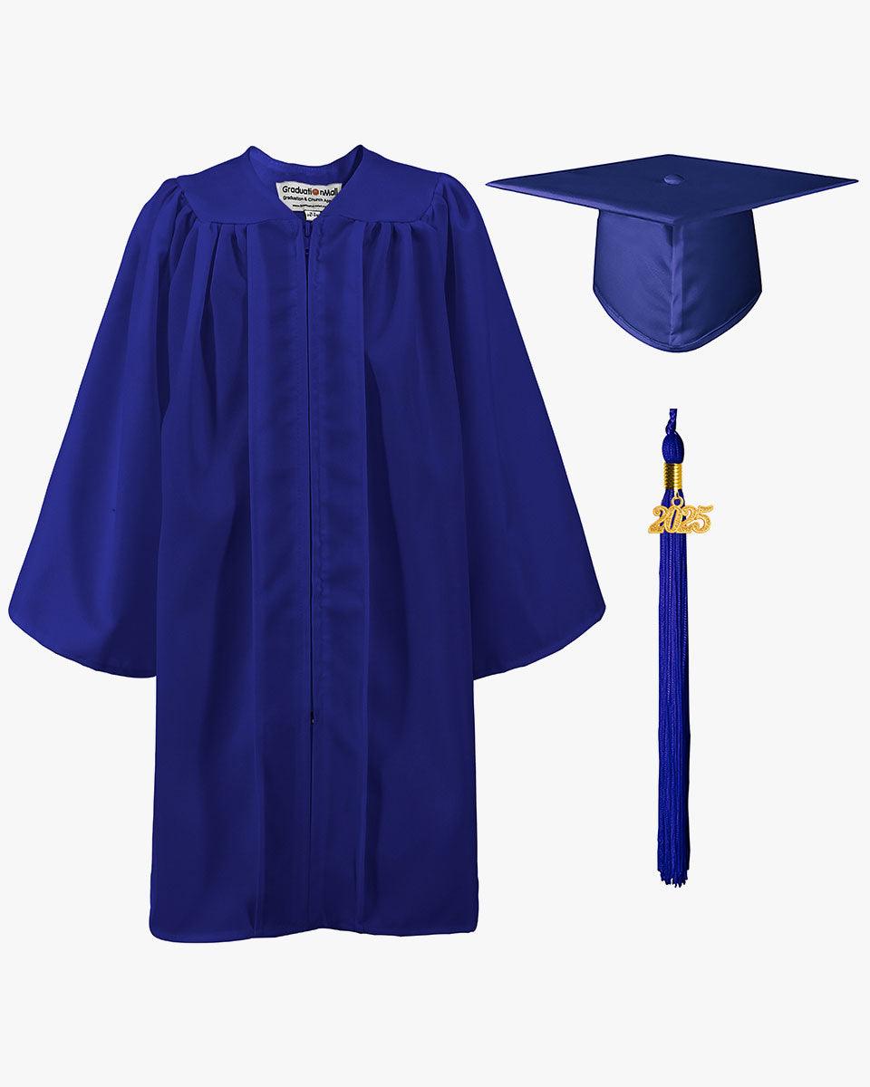 Matte Kindergarten Graduation Cap, Gown, Stole & Diploma Package - Graduation Seller