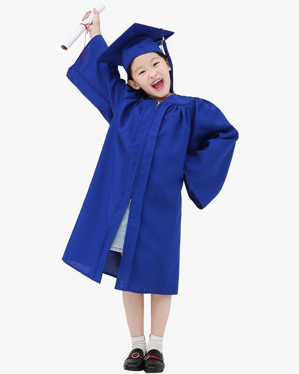 Matte Kindergarten Graduation Cap, Gown, Stole & Diploma Package - Graduation Seller