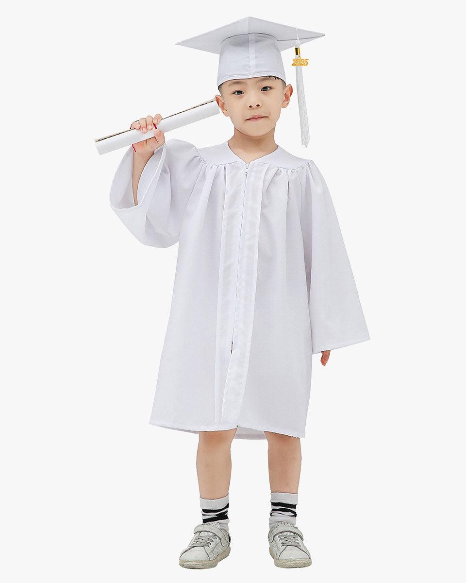 Matte Kindergarten Graduation Cap, Gown, Stole & Diploma Package - Graduation Seller