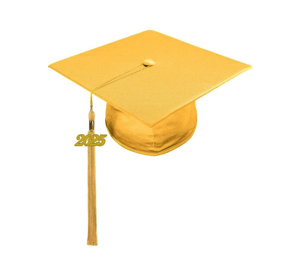 Shiny Antique Gold Junior High/Middle School Cap & Gown - Graduation Seller