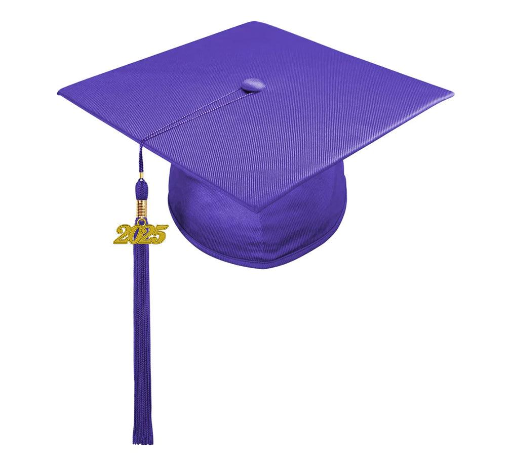 Shiny Purple Bachelors Cap & Gown - Graduation Seller