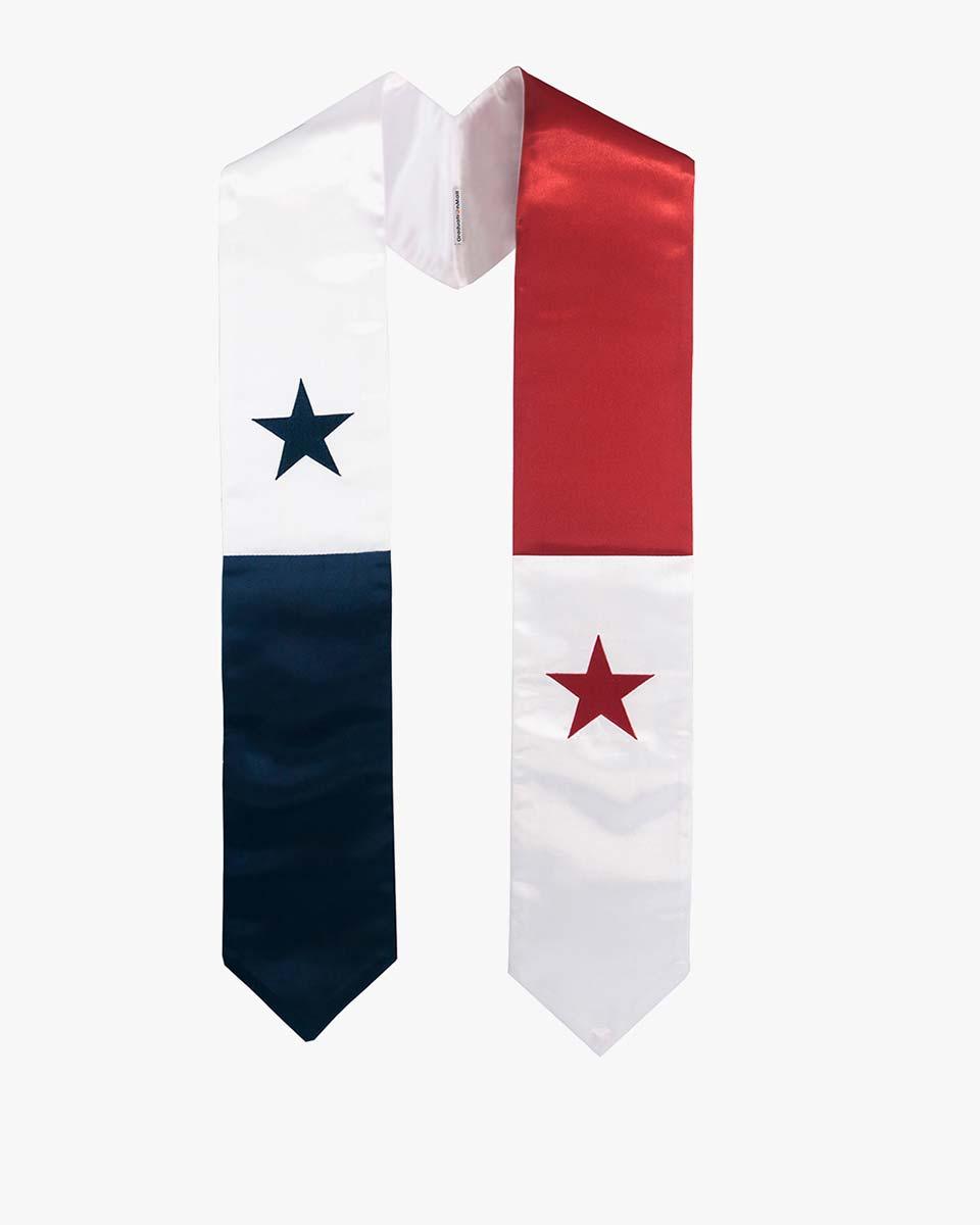 17 Country Flag Graduation Stoles Embroidery Sashes for Study Aboard International Students - Graduation Seller