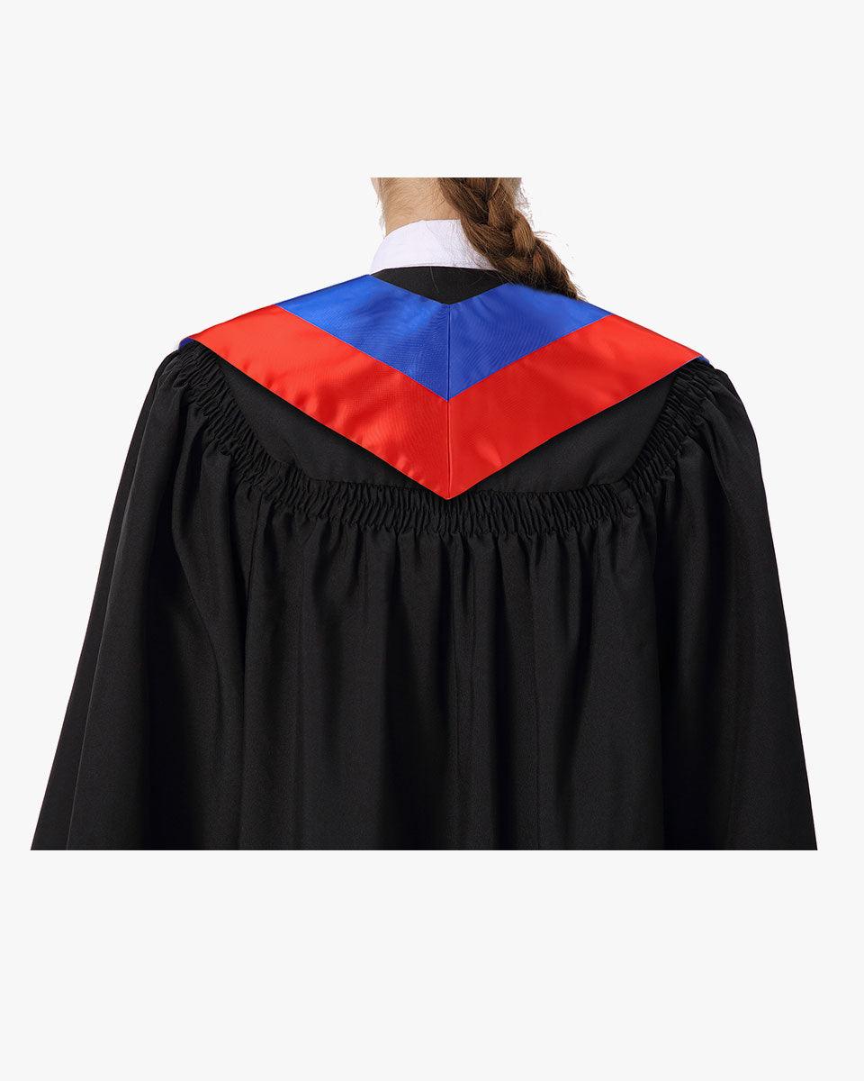 17 Country Flag Graduation Stoles Embroidery Sashes for Study Aboard International Students - Graduation Seller