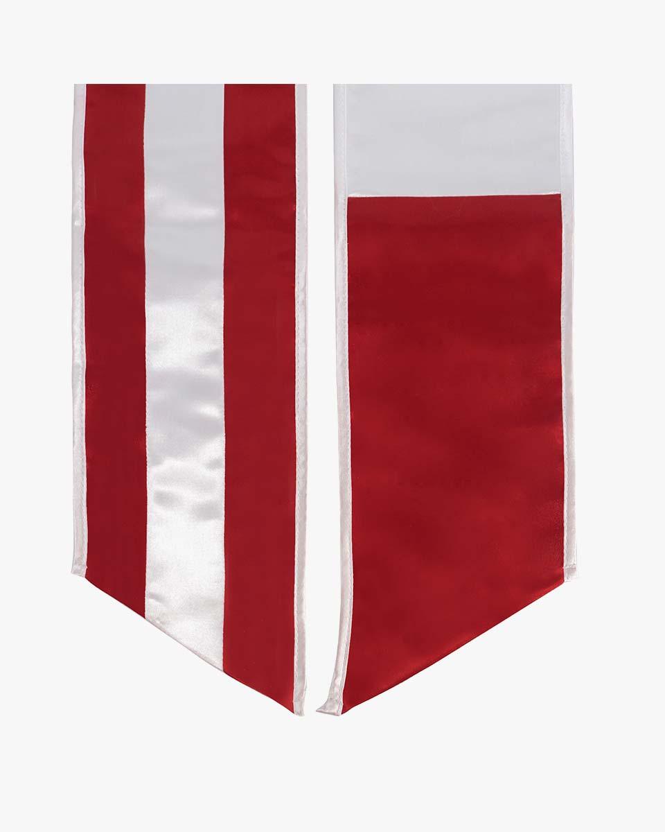 7 Mixed Flag Graduation Stoles Embroidery Sashes for Study Aboard Students - Graduation Seller