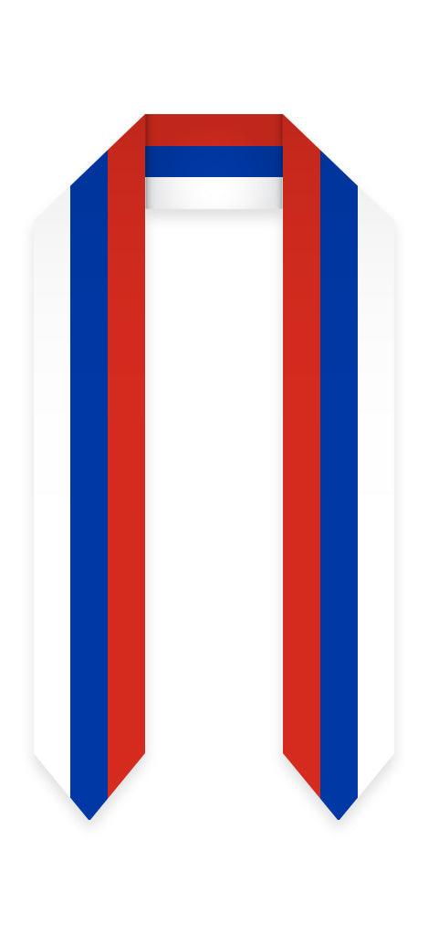 Russia Graduation Stole - Russian Flag Sash - Graduation Seller
