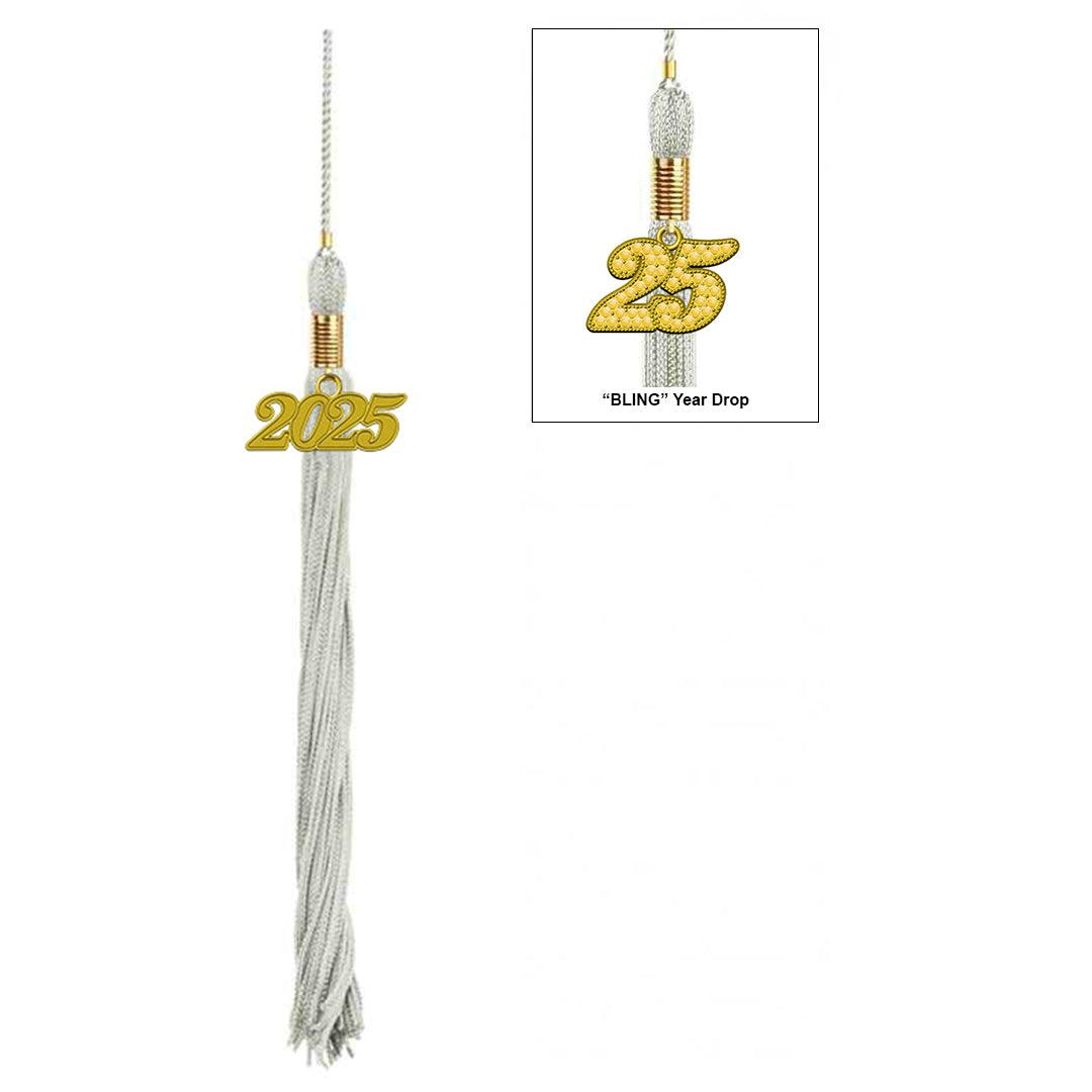 Silver Academic Graduation Tassel - Graduation Seller