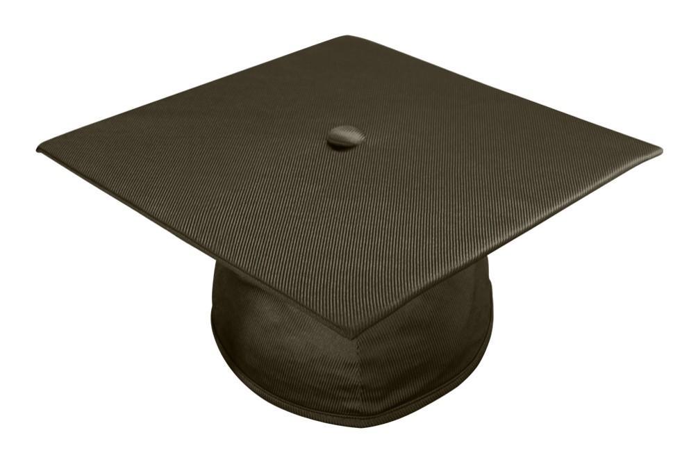 Shiny Brown Elementary Cap - Graduation Seller