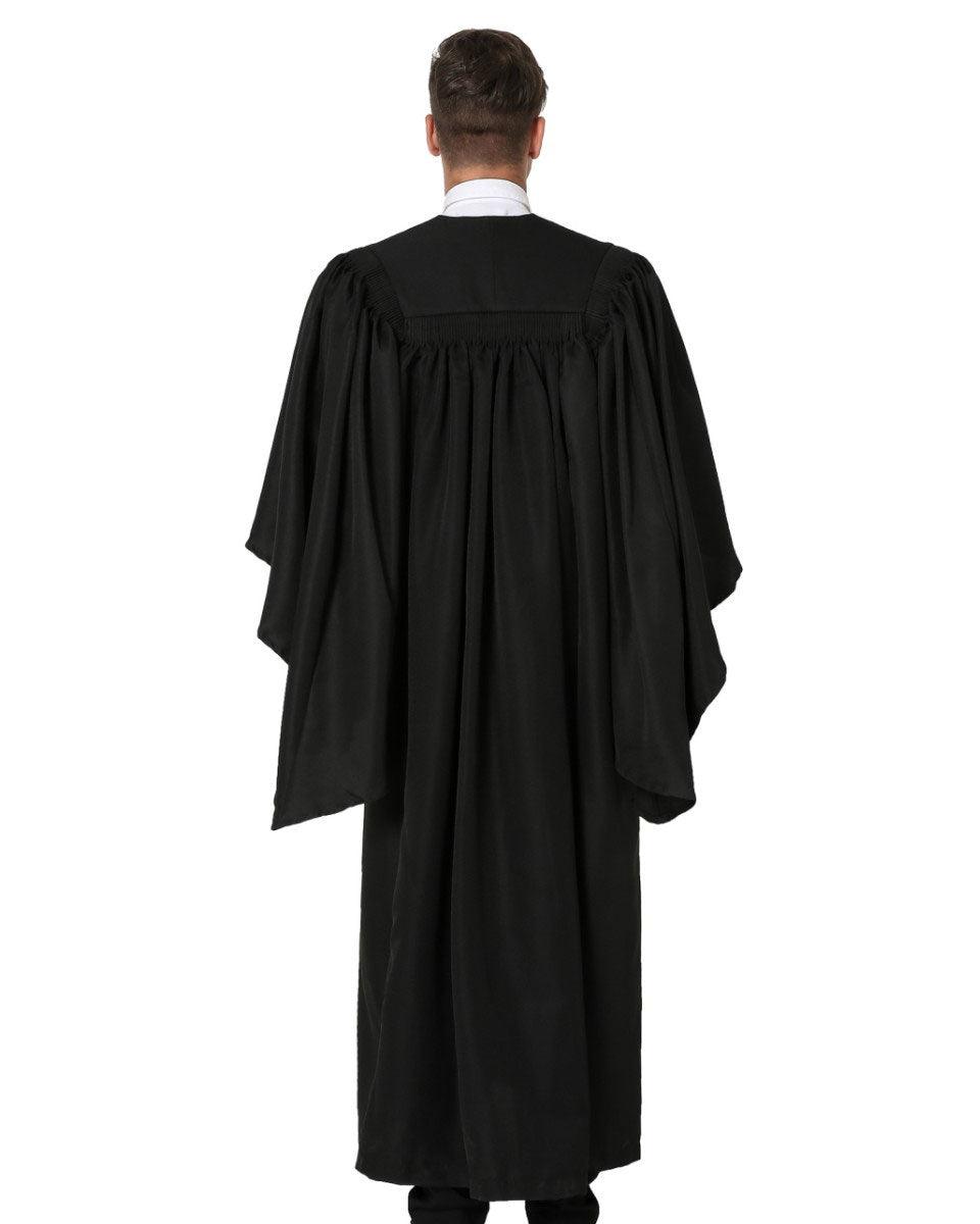UK British Deluxe Fluted Bachelor Graduation Gown & Mortarboard - Graduation Seller