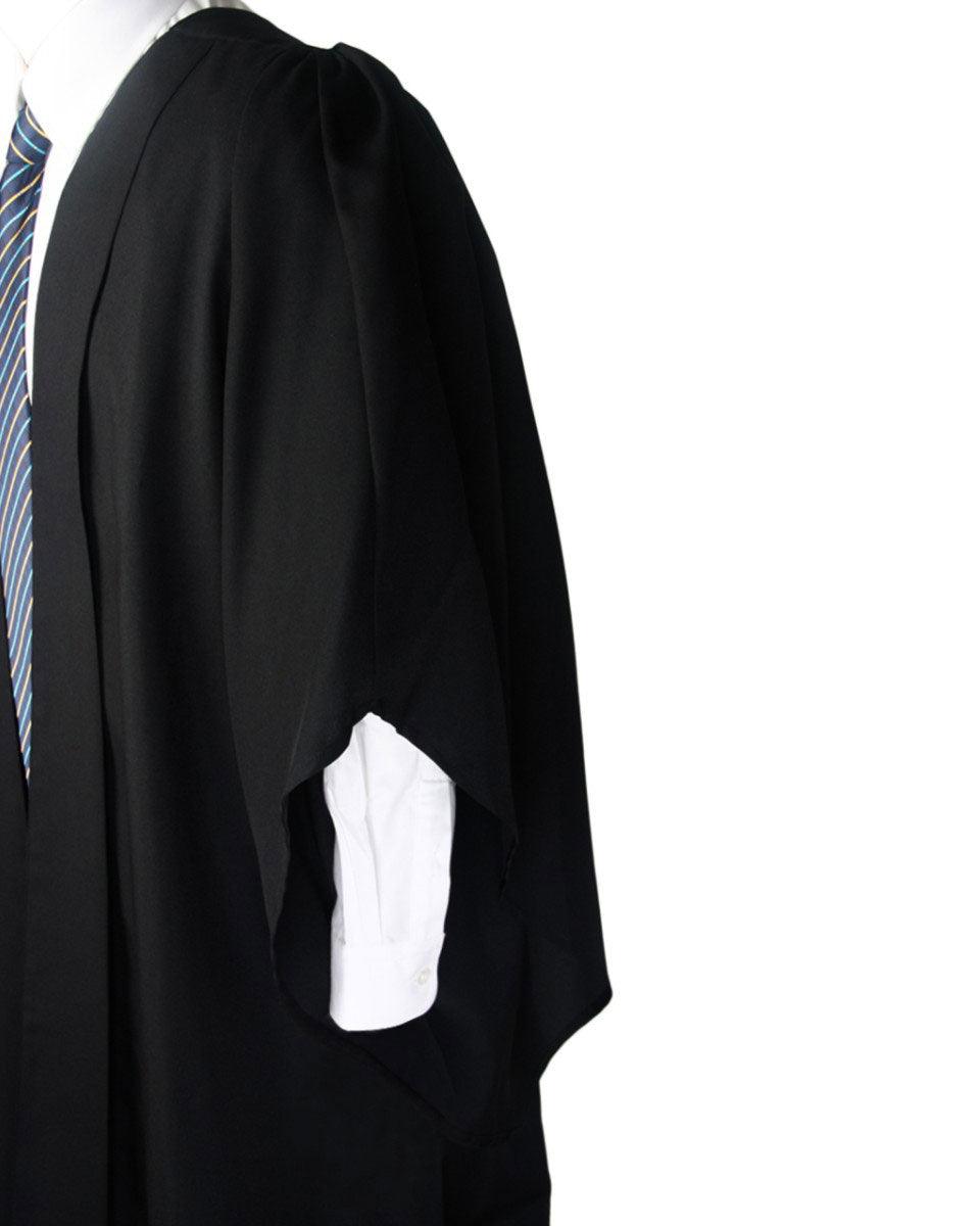 UK British Deluxe Fluted Bachelor Graduation Gown & Mortarboard - Graduation Seller