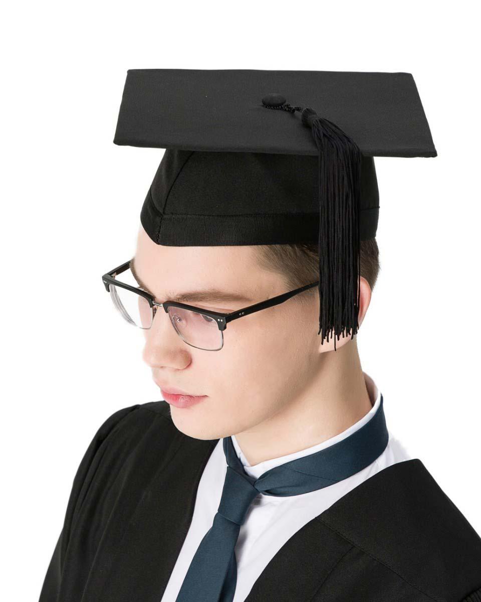 UK British Deluxe Fluted Bachelor Graduation Gown & Mortarboard - Graduation Seller