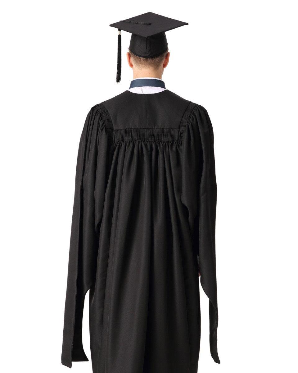 Deluxe Fluted Master Academic Gown & Mortarboard - Graduation Seller