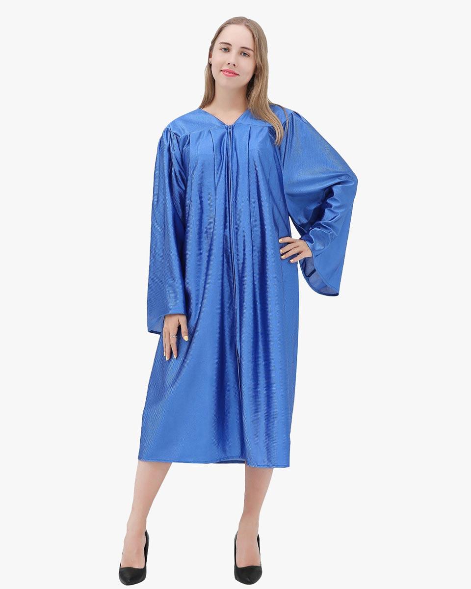 High School Economy Shiny Graduation Gown Only - 12 Colors Available - Graduation Seller