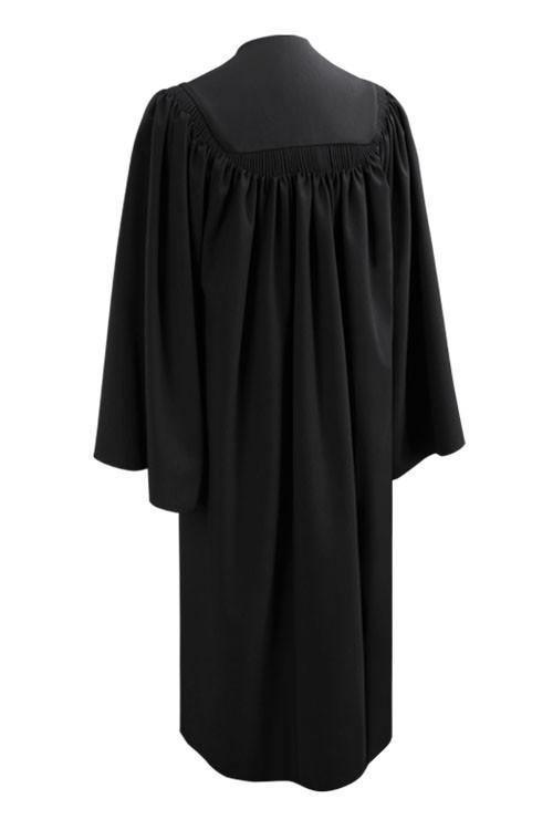 Deluxe Black High School Gown - Graduation Seller