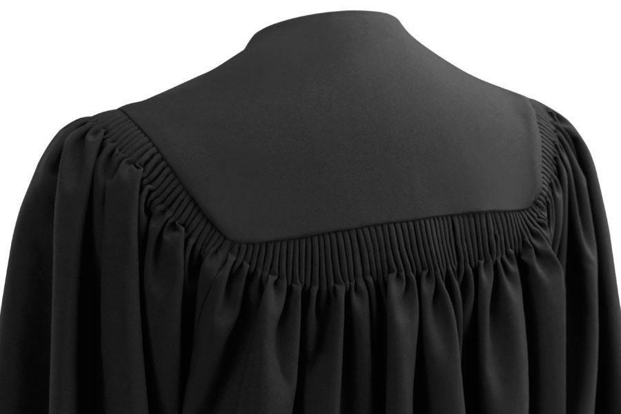 Deluxe Black High School Gown - Graduation Seller