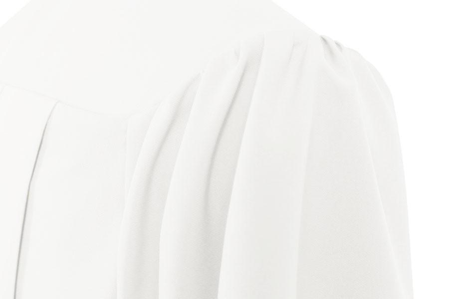 Matte White Elementary Gown - Graduation Seller
