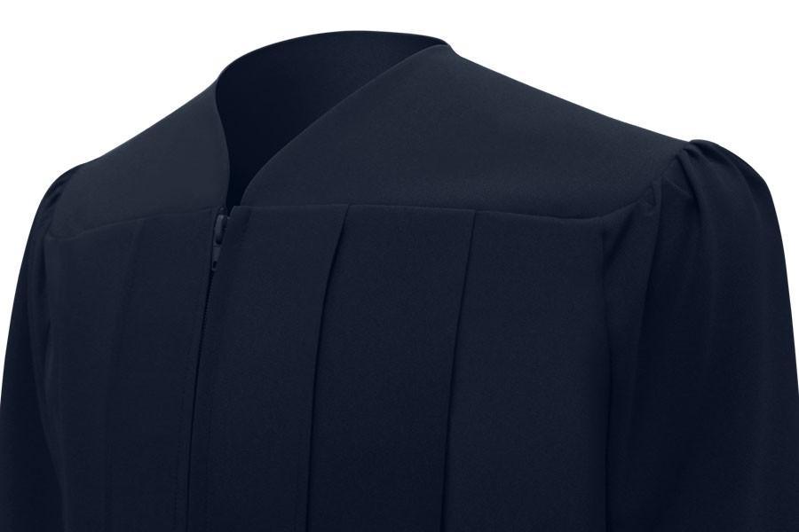 Matte Navy Blue Junior High/Middle School Gown - Graduation Seller
