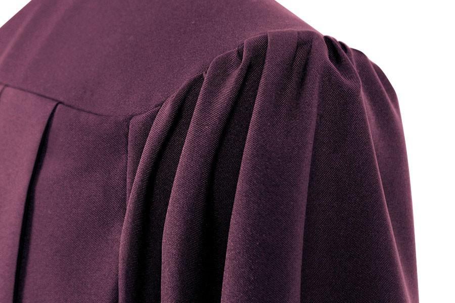 Matte Maroon Junior High/Middle School Gown - Graduation Seller