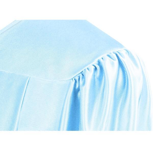 Shiny Light Blue Elementary Gown - Graduation Seller