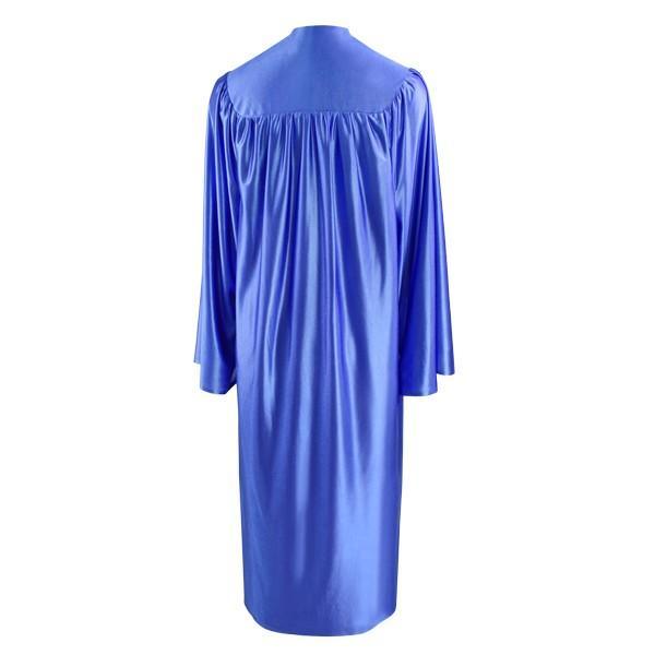 Shiny Royal Blue Elementary Gown - Graduation Seller