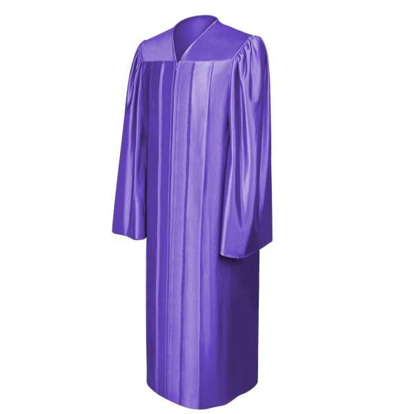 Shiny Purple Elementary Gown - Graduation Seller